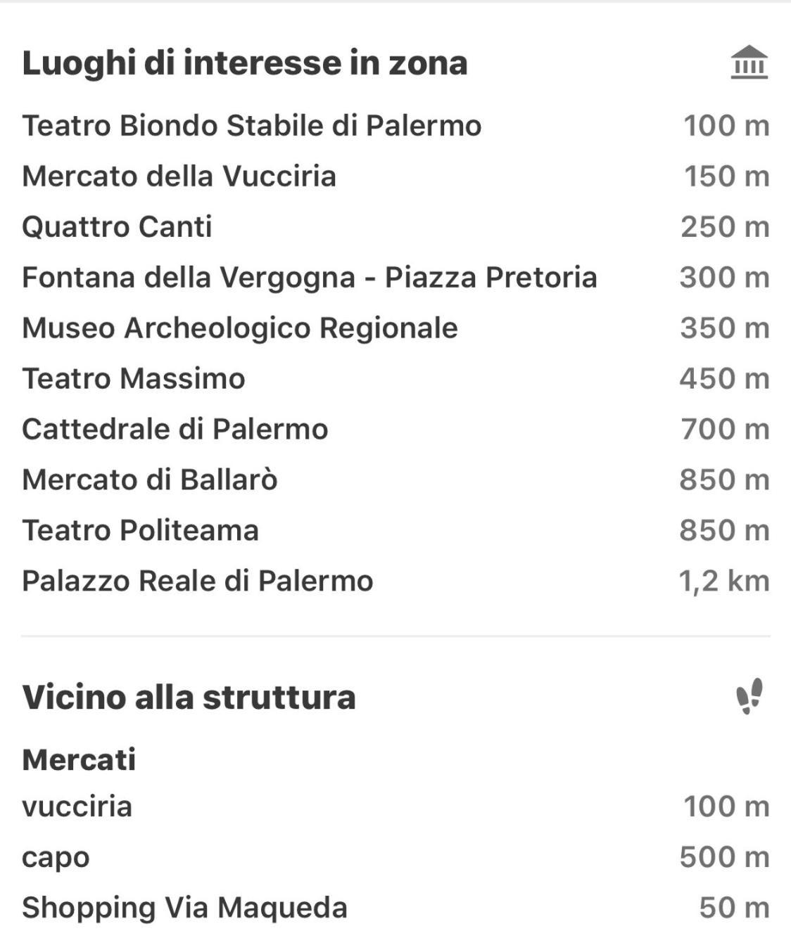 Al Teatro Biondo Guest House Palermo Eksteriør billede